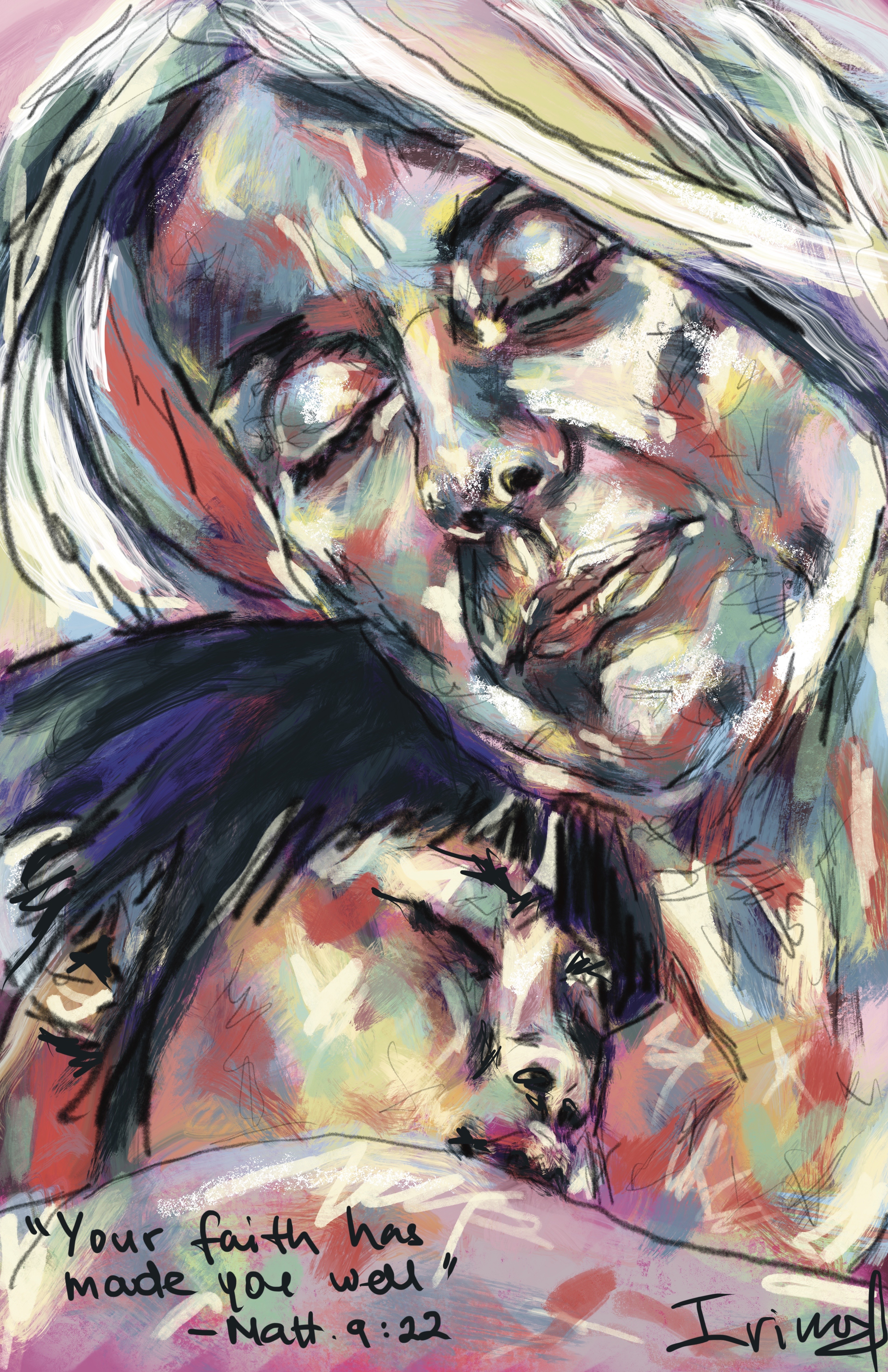 The daughter of Jairus and a bleeding woman